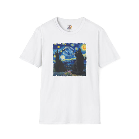 The BlackVang Cat - Kitty - MamaDeSushi - Unisex Softstyle T-Shirt
