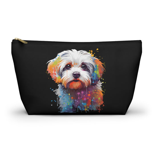 Splish Splash Maltese - MamaDeSushi - Accessory Pouch w T-bottom
