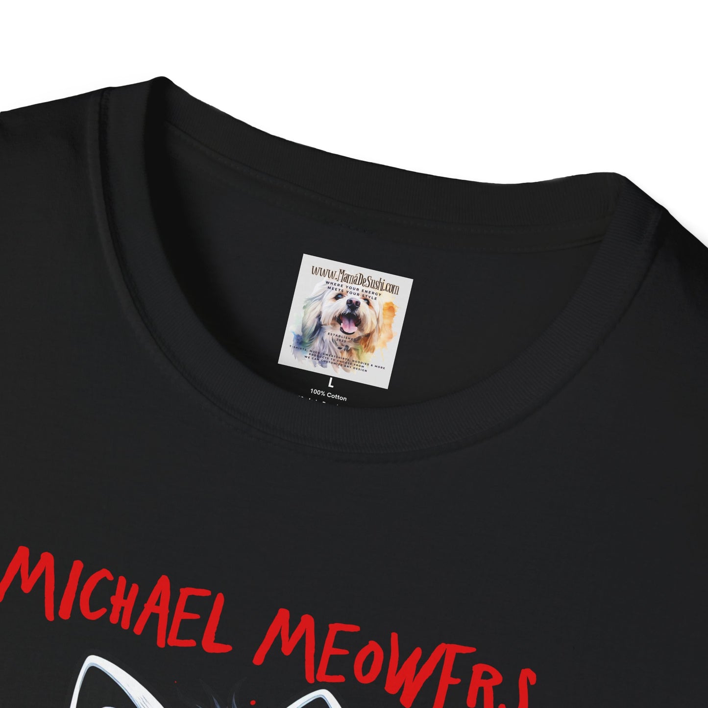 Michael Meowers - Cat - Kitty - MamaDeSushi - Unisex Softstyle T-Shirt