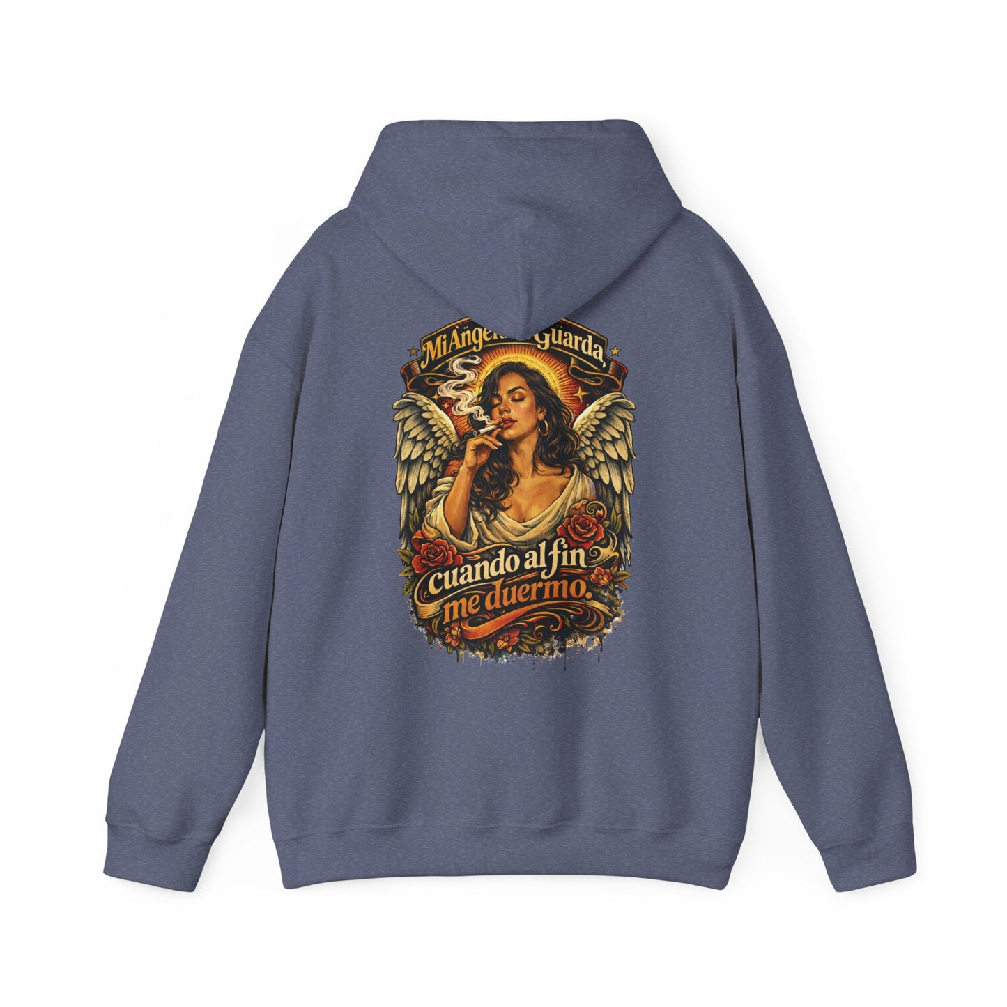 Unisex Heavy Blend™ Hooded Sweatshirt - Angel de Mi Guarda