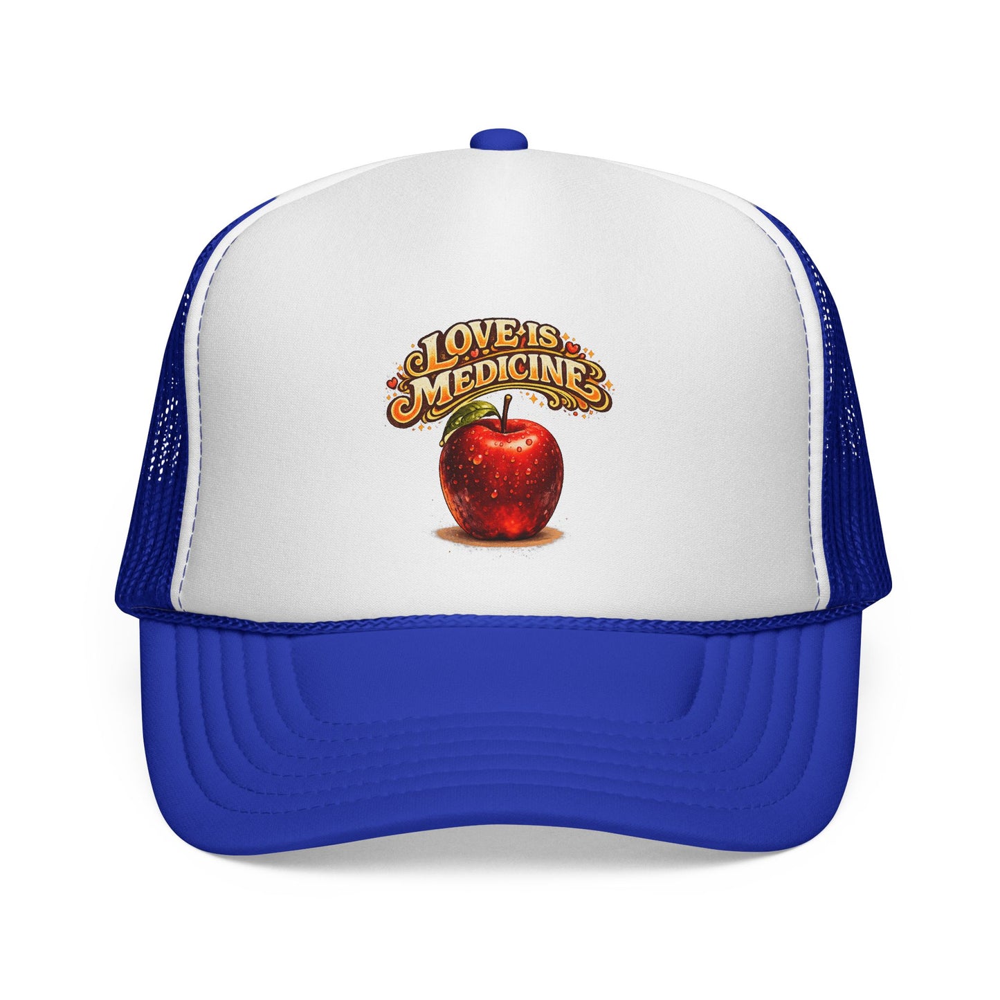 Trucker Caps - Love is Medicine - Manzana