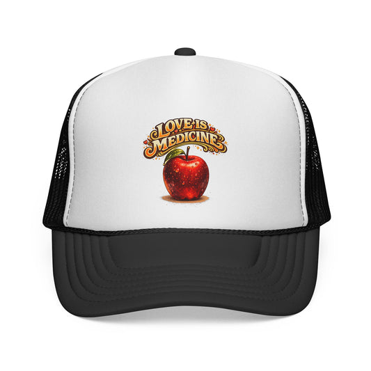 Trucker Caps - Love is Medicine - Manzana