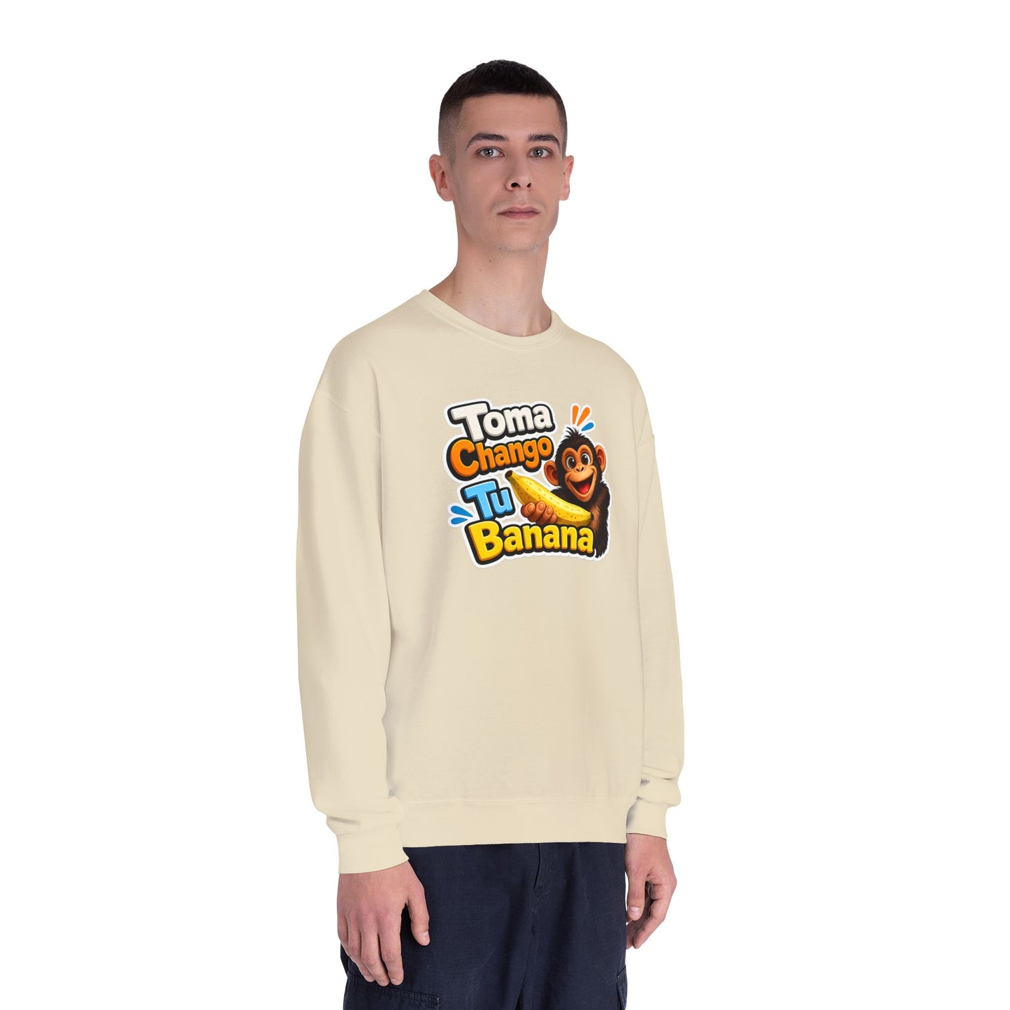 Unisex NuBlend® Crewneck Sweatshirt - Toma Chango Tu Banana