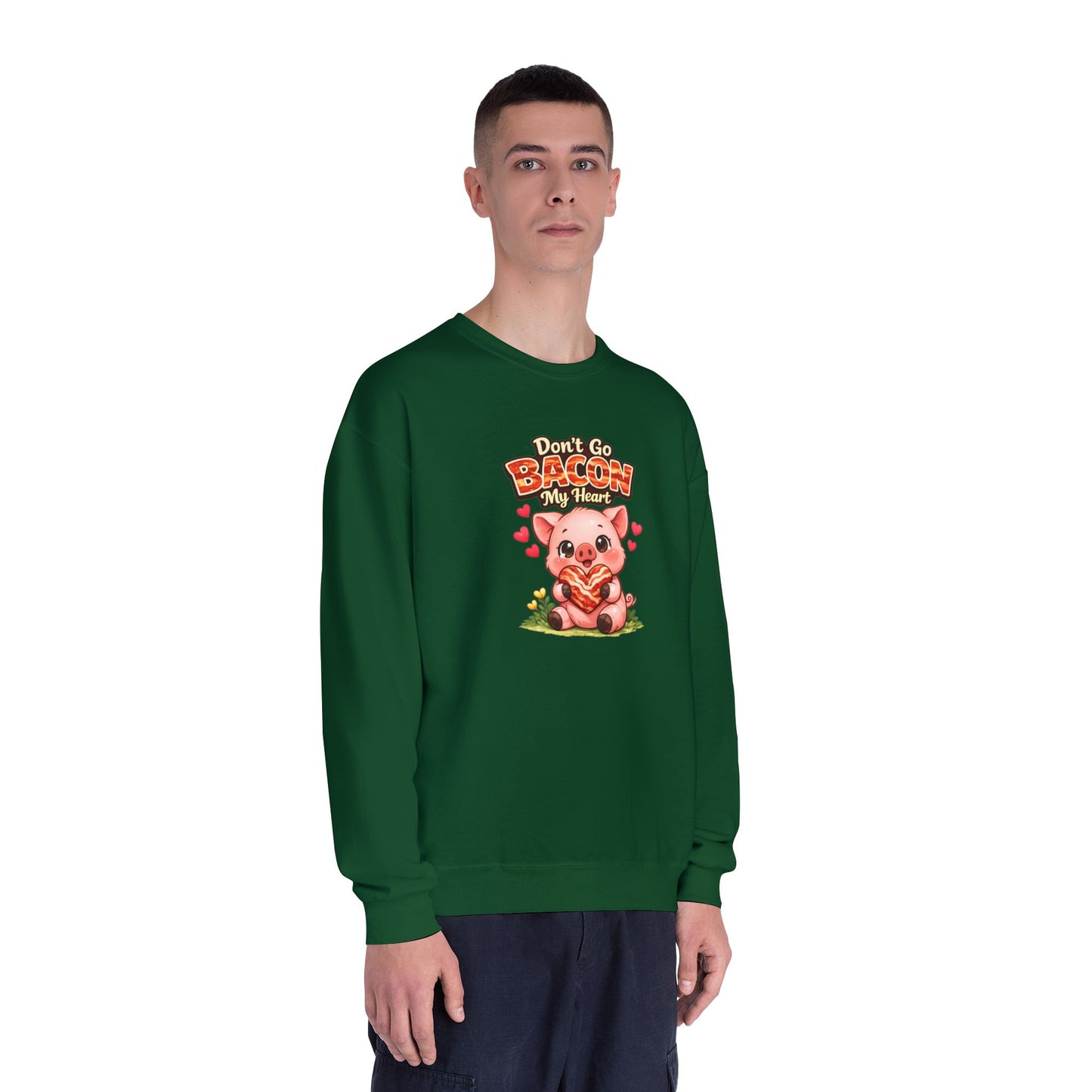 Unisex NuBlend® Crewneck Sweatshirt - Don't go Bacon My Heart