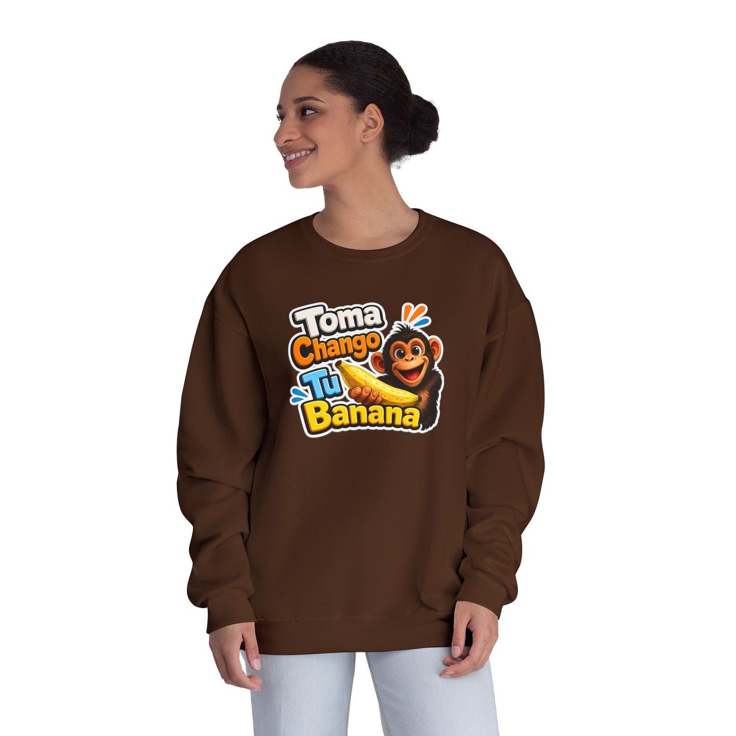 Unisex NuBlend® Crewneck Sweatshirt - Toma Chango Tu Banana