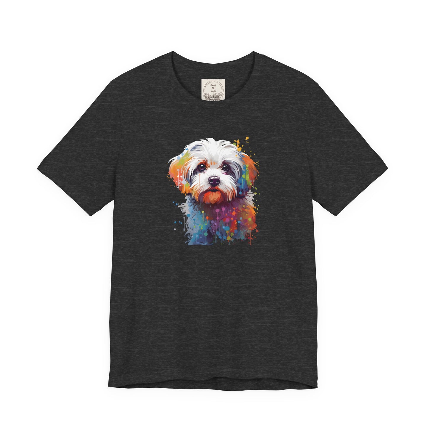 Splish Splash Maltese - MamaDeSushi - Unisex Jersey Short Sleeve Tee