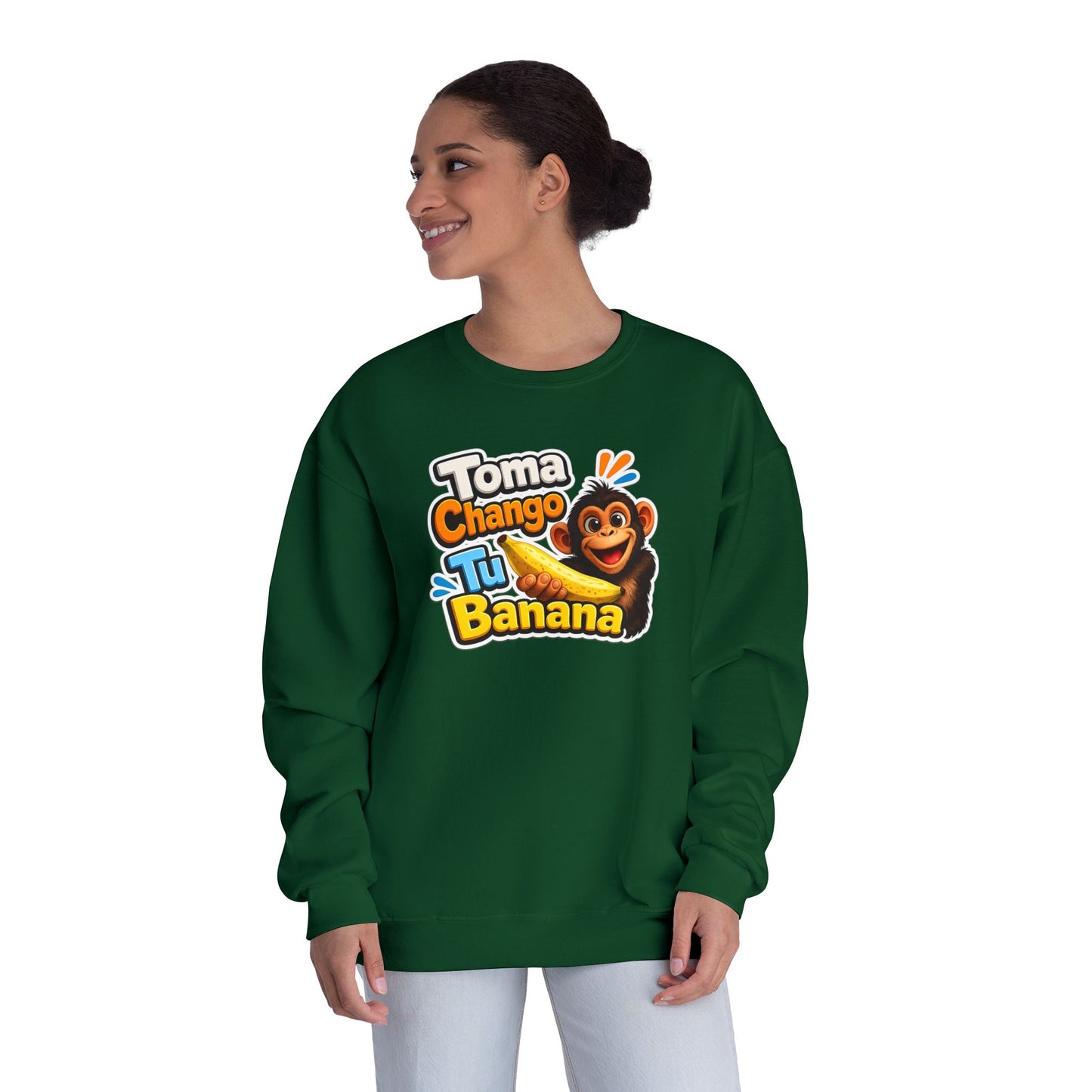 Unisex NuBlend® Crewneck Sweatshirt - Toma Chango Tu Banana