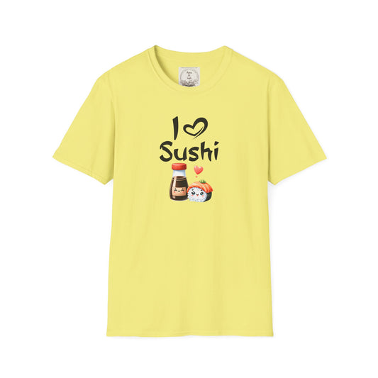 I heart Sushi - MamaDeSushi - Unisex Softstyle T-Shirt