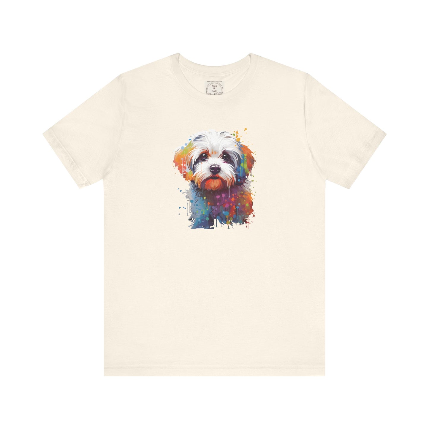 Splish Splash Maltese - MamaDeSushi - Unisex Jersey Short Sleeve Tee
