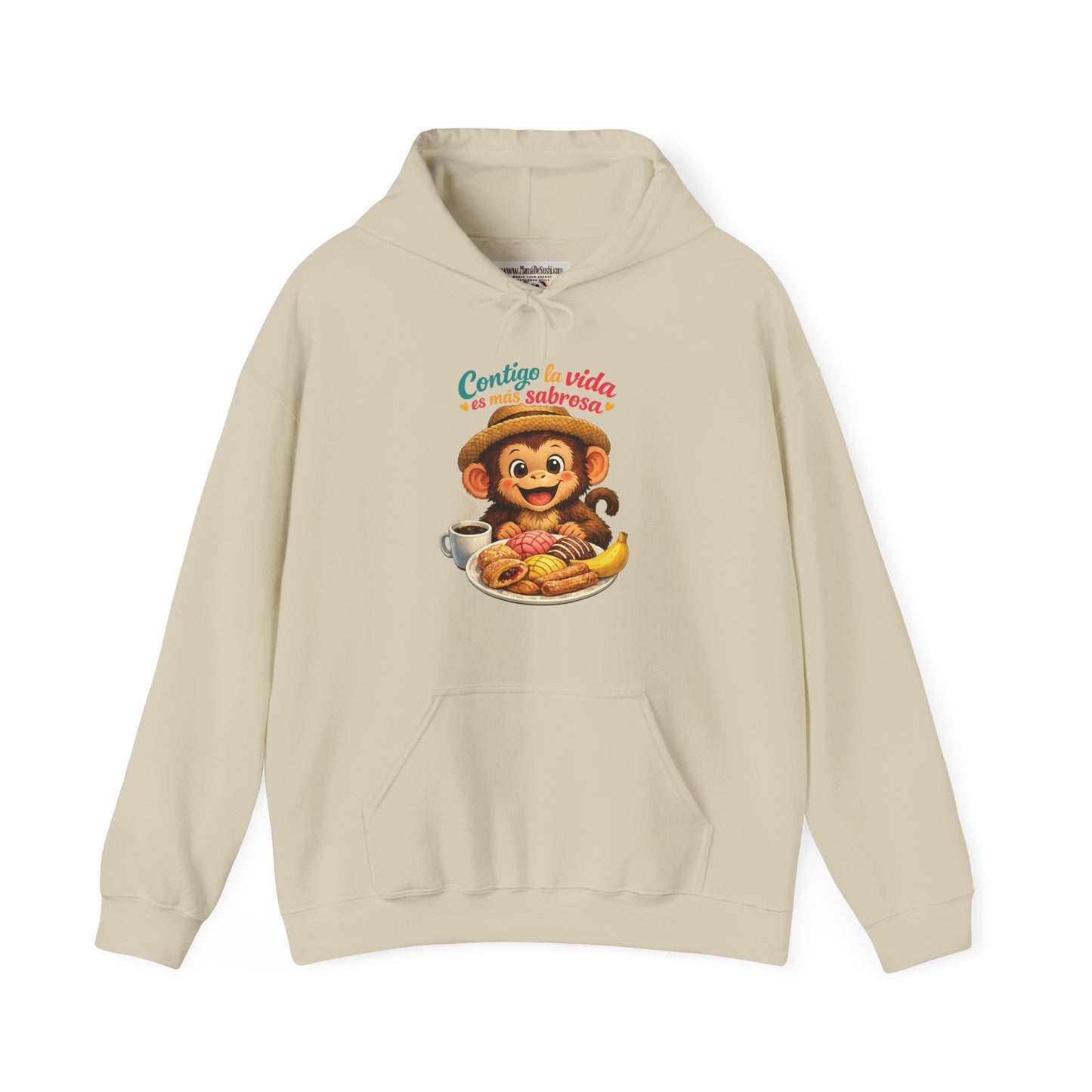 Unisex Heavy Blend™ Hooded Sweatshirt - Contigo la vida es mas sabrosa