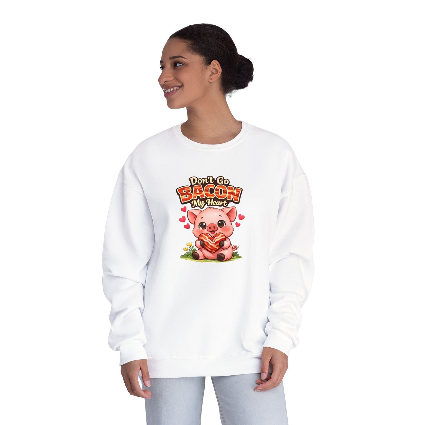 Unisex NuBlend® Crewneck Sweatshirt - Don't go Bacon My Heart
