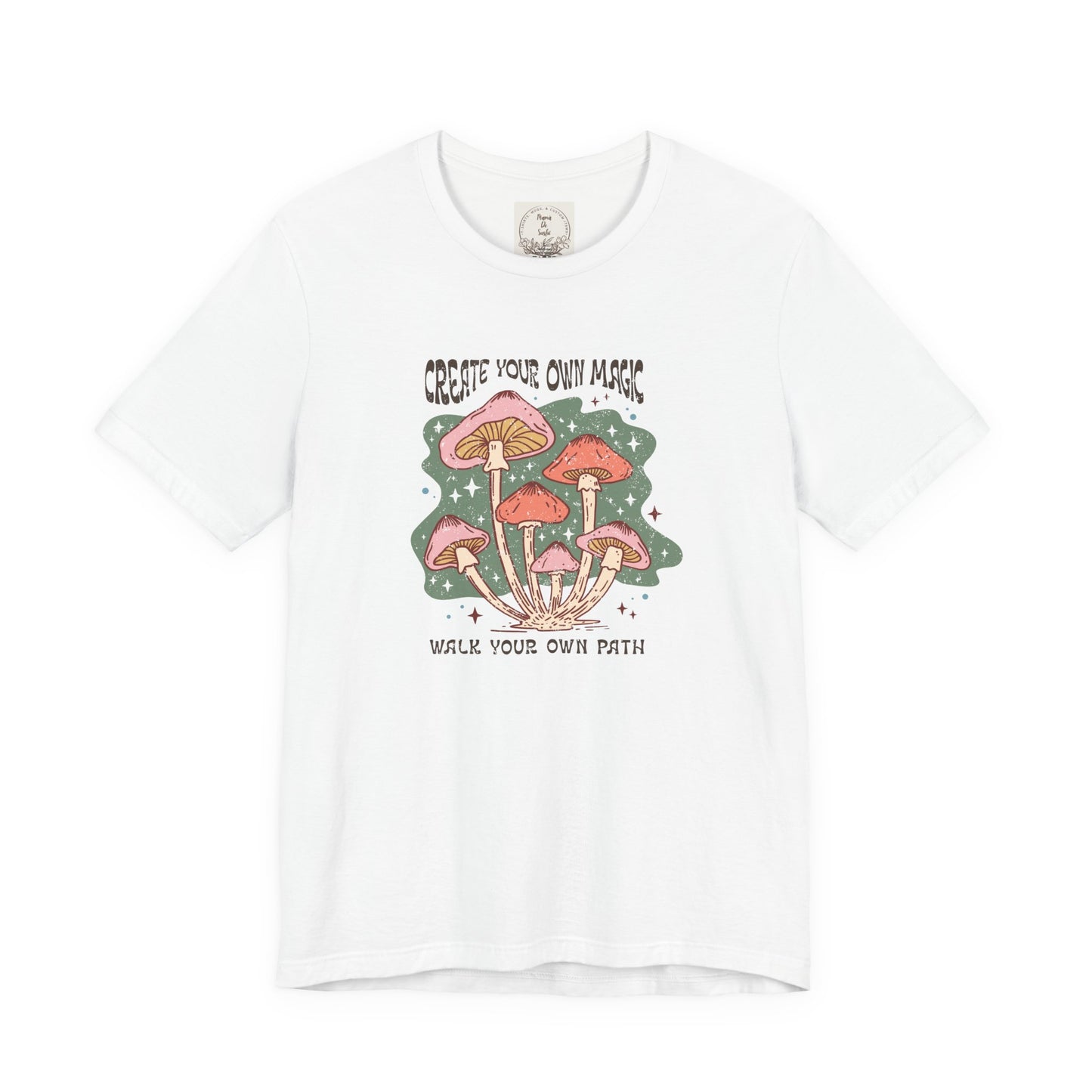 Create your own Magic walk your own path - Boho Retro - MamaDeSushi - Unisex Jersey Short Sleeve Tee