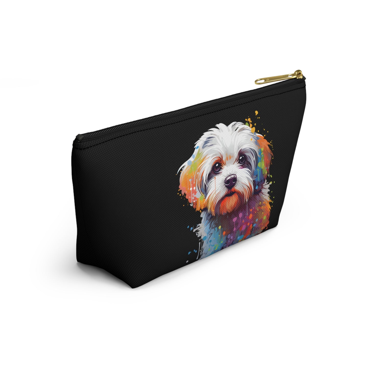 Splish Splash Maltese - MamaDeSushi - Accessory Pouch w T-bottom