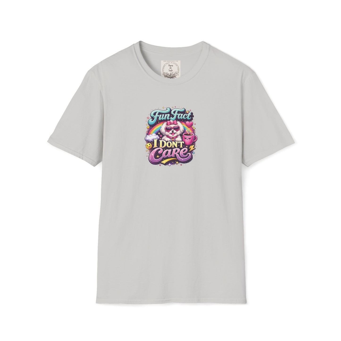 Unisex Softstyle T-Shirt - Fun Fact, I don't care - Maltese