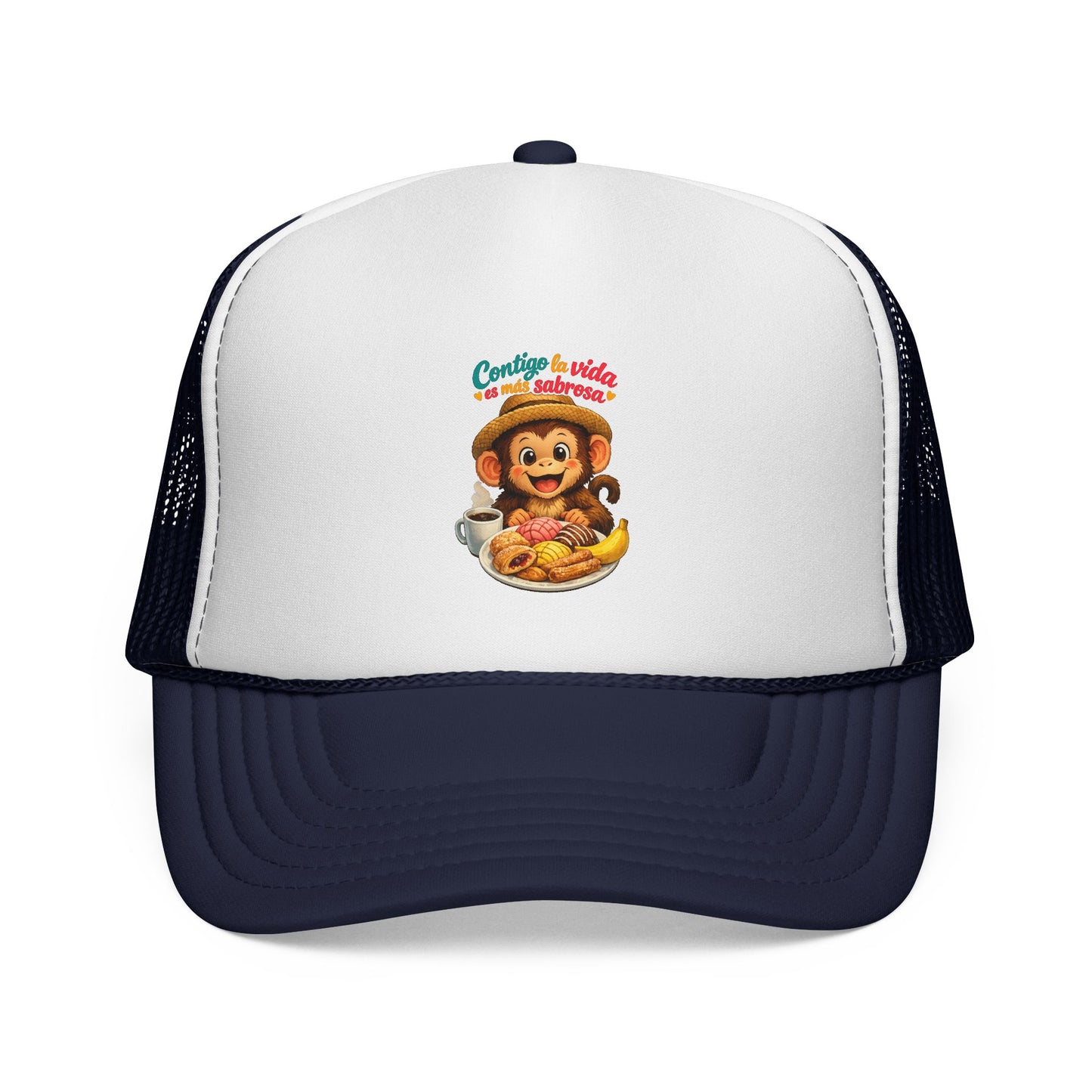 Trucker Caps - Contigo La Vida Es Mas Sabrosa