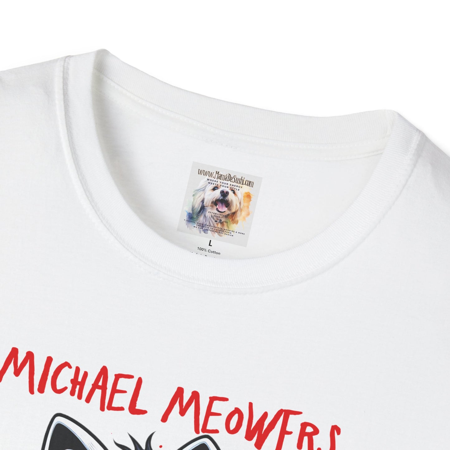 Michael Meowers - Cat - Kitty - MamaDeSushi - Unisex Softstyle T-Shirt