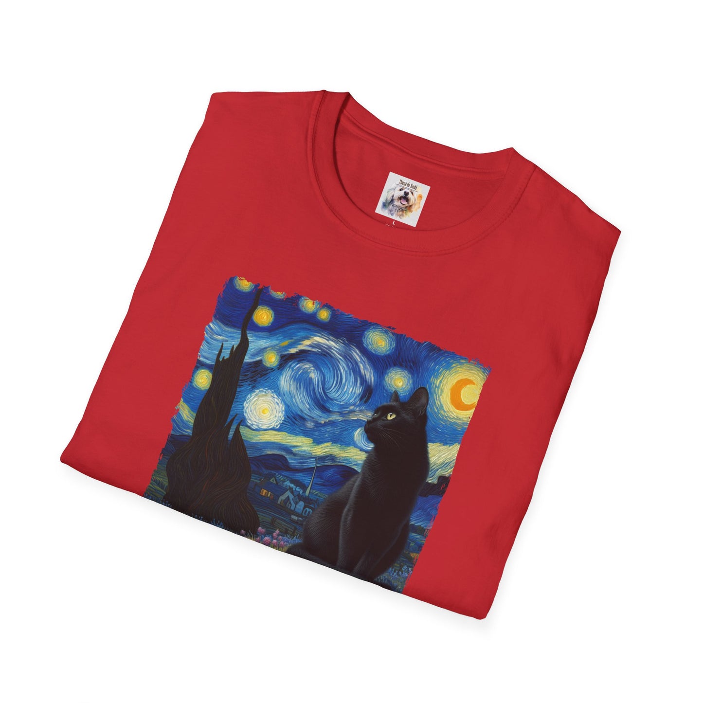 The BlackVang Cat - Kitty - MamaDeSushi - Unisex Softstyle T-Shirt