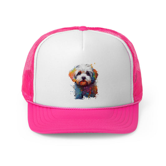Splish Splash Maltese - MamaDeSushi - Trucker Caps