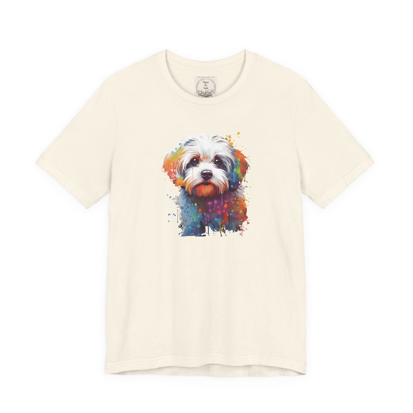 Splish Splash Maltese - MamaDeSushi - Unisex Jersey Short Sleeve Tee