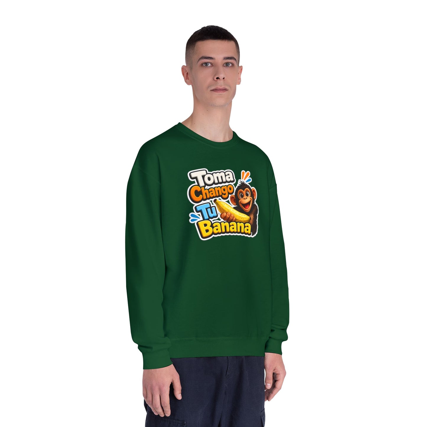 Unisex NuBlend® Crewneck Sweatshirt - Toma Chango Tu Banana