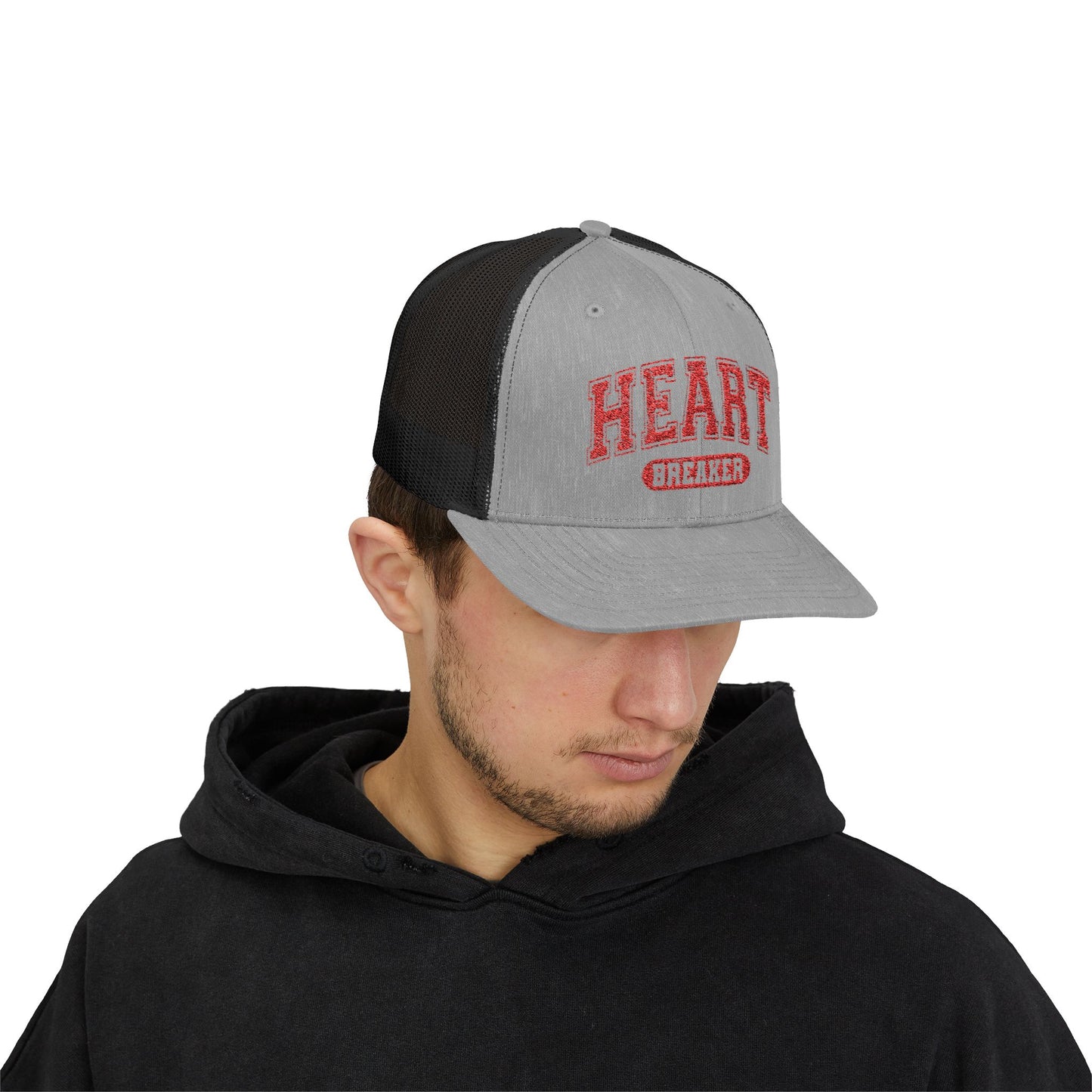 Heart Breaker Snapback Cap - Red Design, Gift for Him or Her, Hipster Hat, Cool Baseball Cap, Statement Headwear