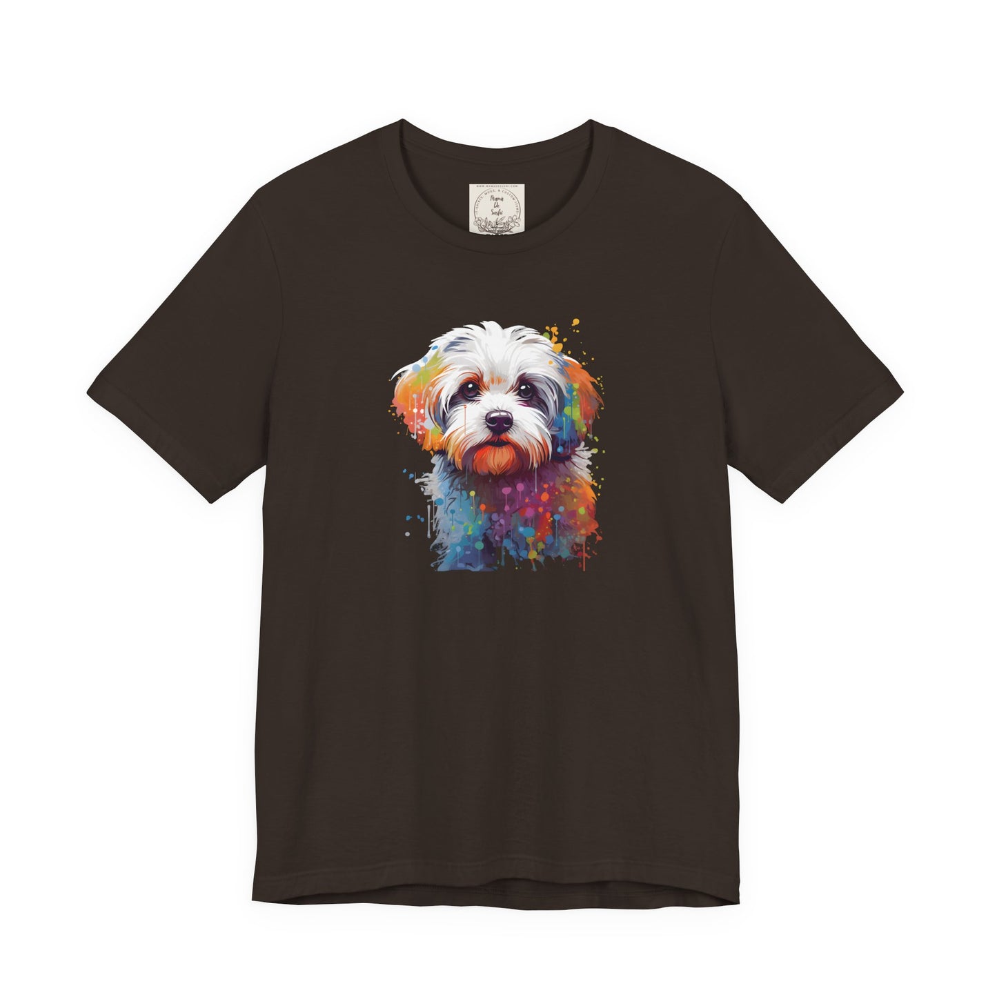 Splish Splash Maltese - MamaDeSushi - Unisex Jersey Short Sleeve Tee