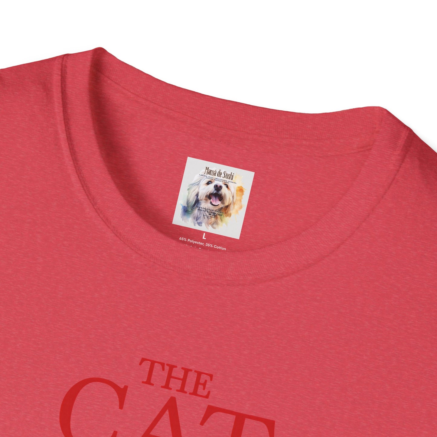 Cat Kitty Unisex Softstyle T-Shirt Nun Design