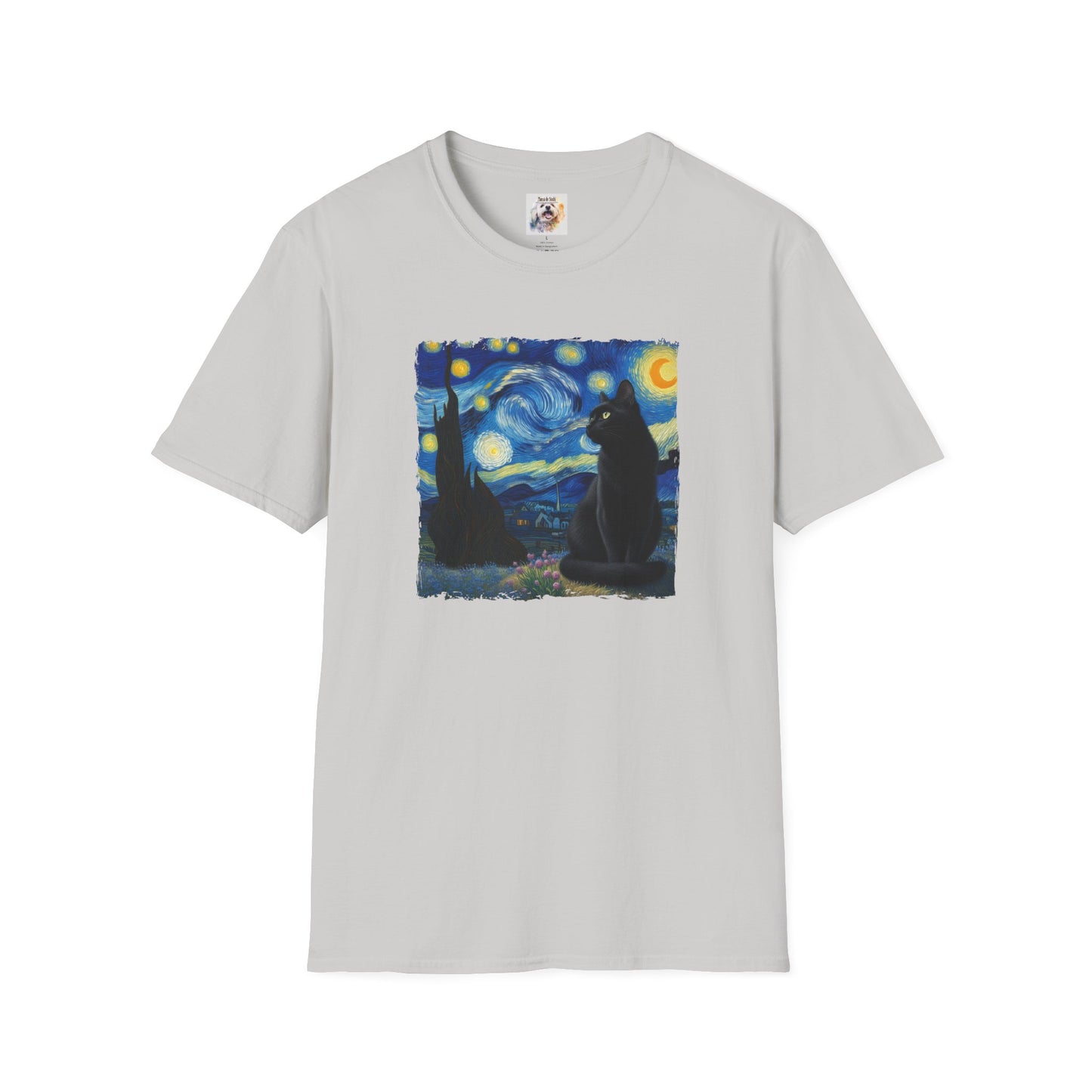 The BlackVang Cat - Kitty - MamaDeSushi - Unisex Softstyle T-Shirt