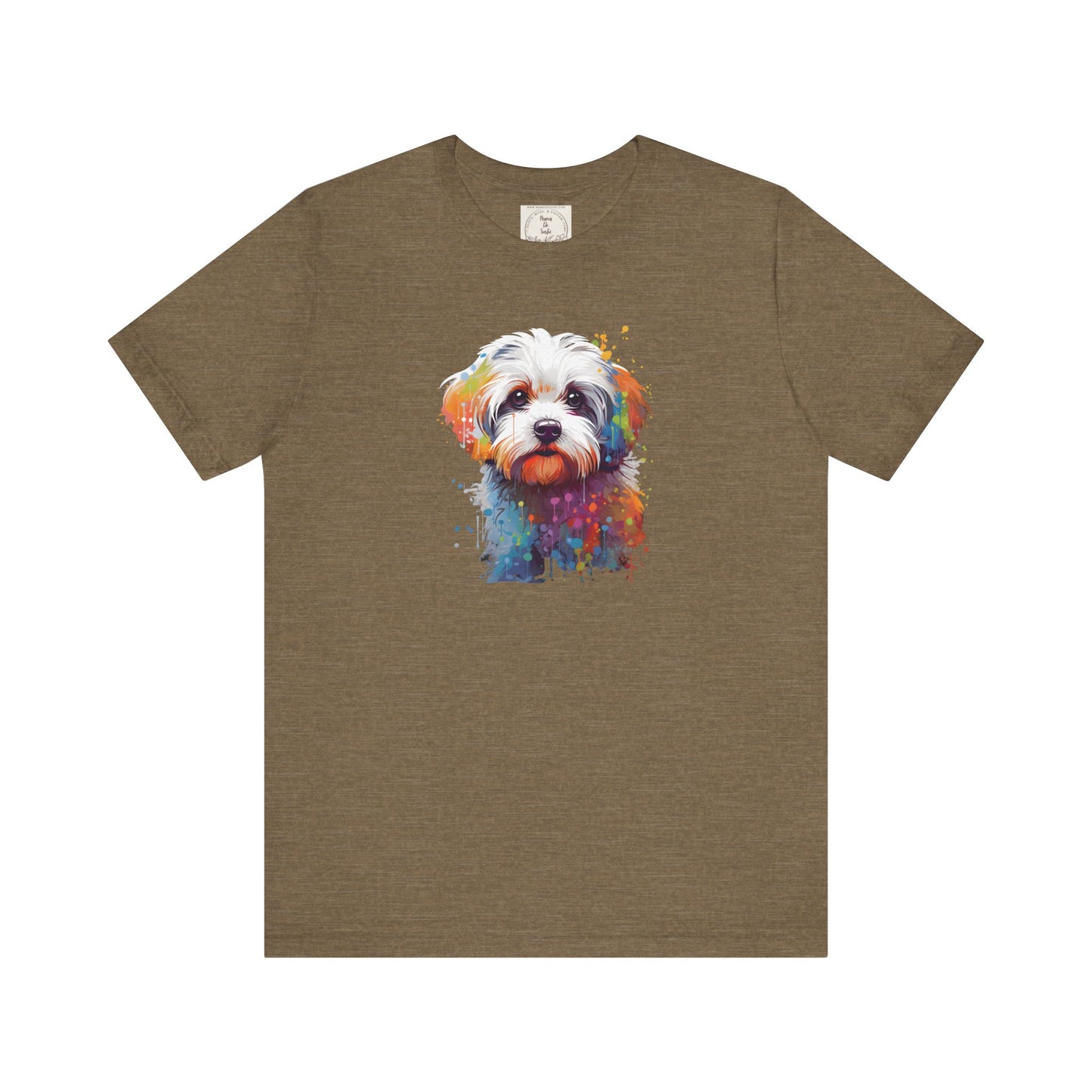 Splish Splash Maltese - MamaDeSushi - Unisex Jersey Short Sleeve Tee