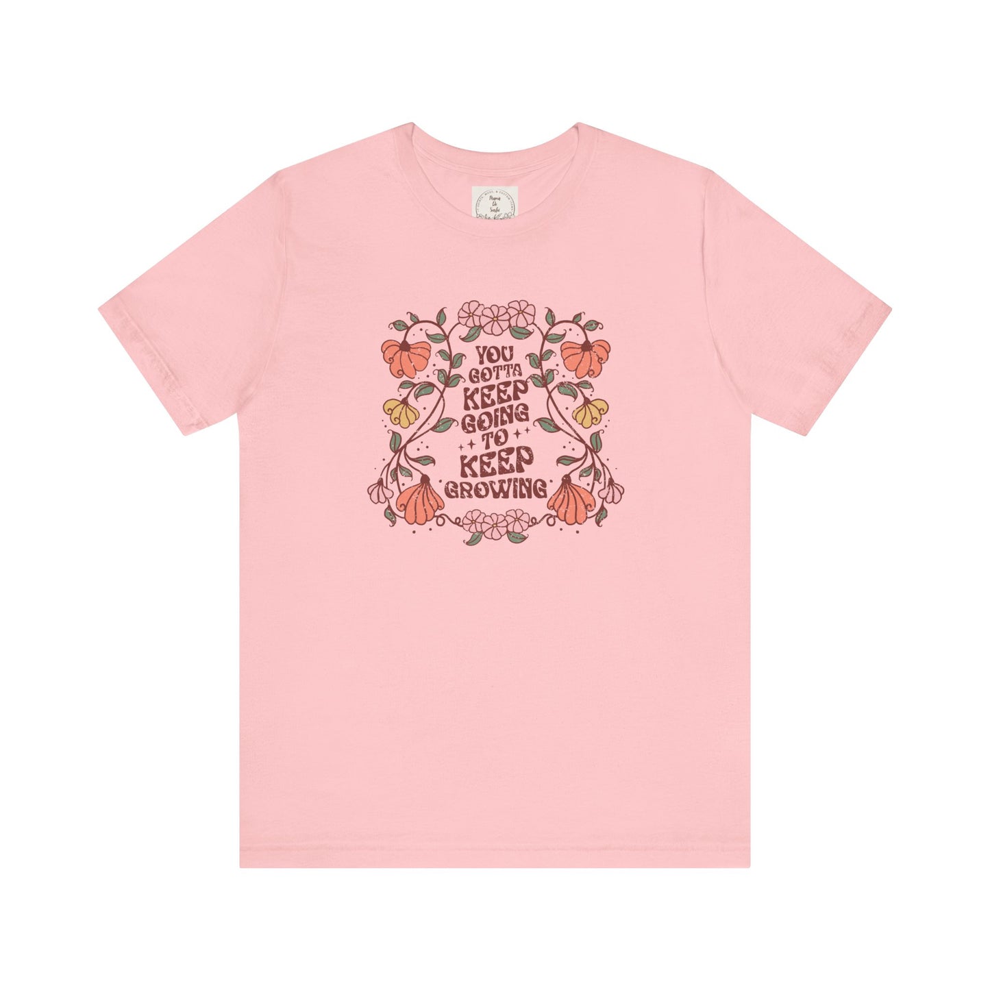 You gotta keep going to keep growing - Boho Retro - MamaDeSushi - Unisex Jersey Short Sleeve Tee