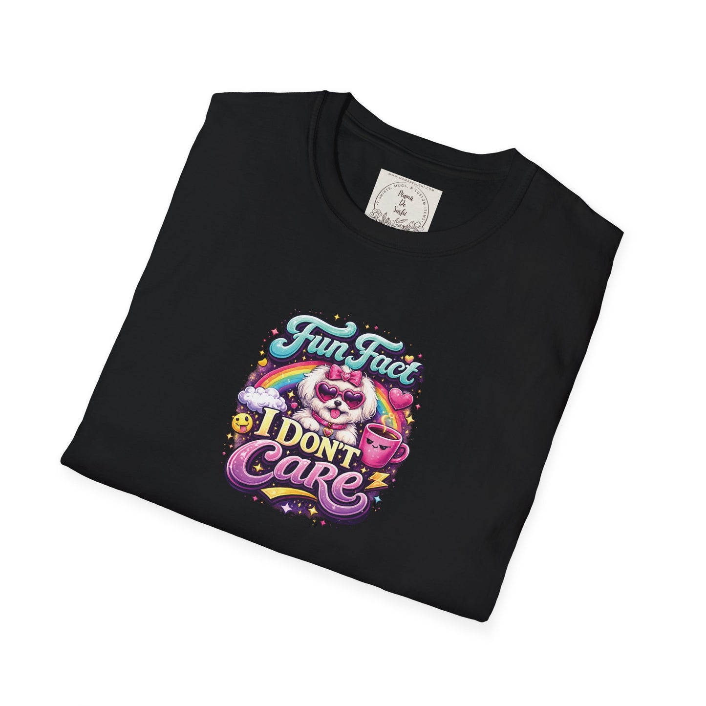Unisex Softstyle T-Shirt - Fun Fact, I don't care - Maltese