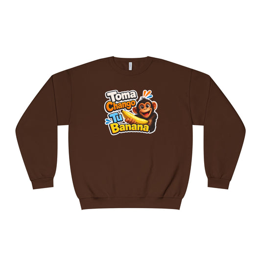 Unisex NuBlend® Crewneck Sweatshirt - Toma Chango Tu Banana