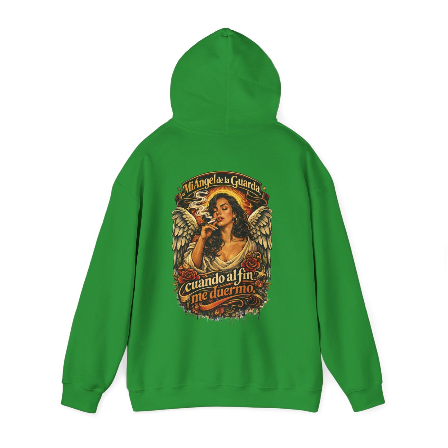 Unisex Heavy Blend™ Hooded Sweatshirt - Angel de Mi Guarda
