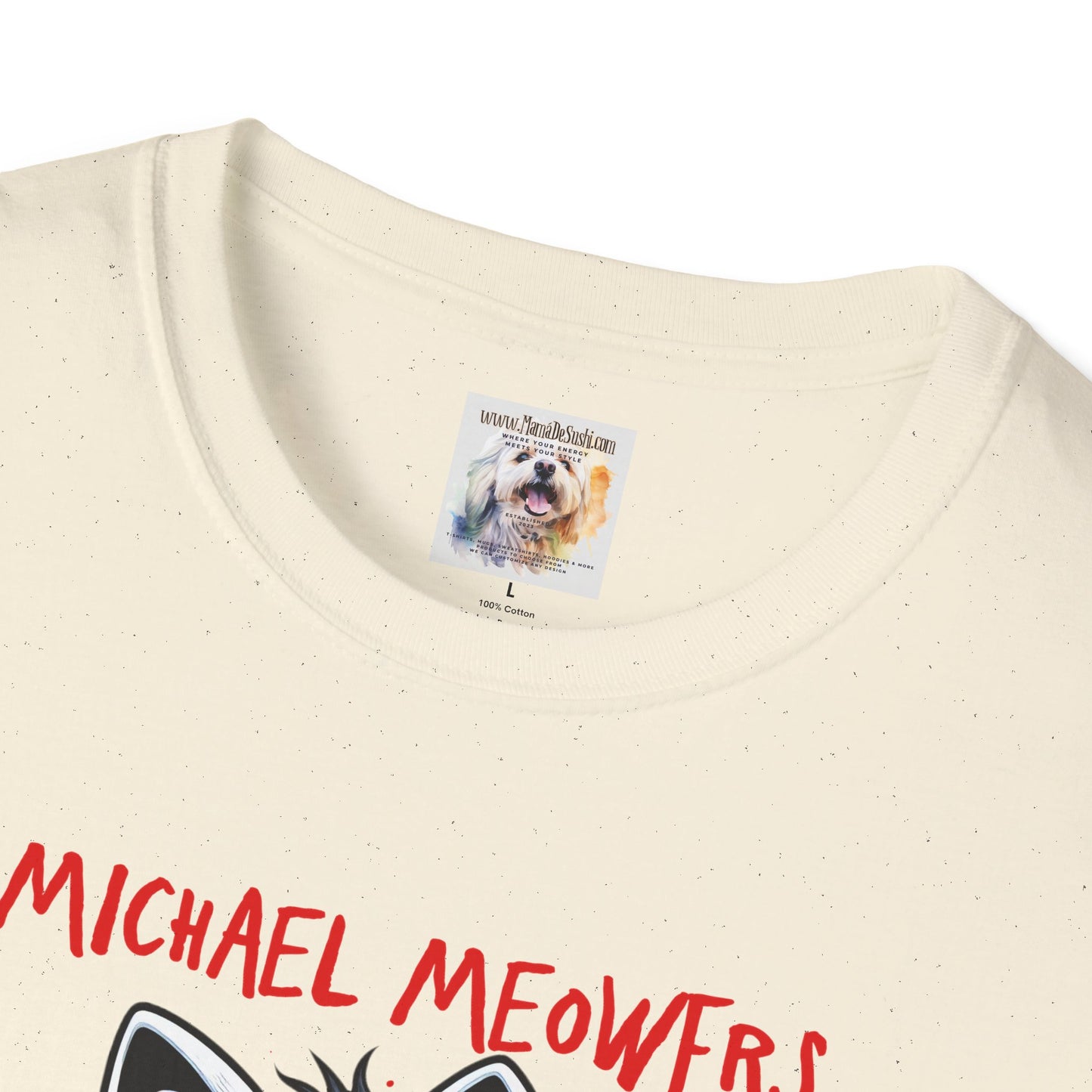Michael Meowers - Cat - Kitty - MamaDeSushi - Unisex Softstyle T-Shirt