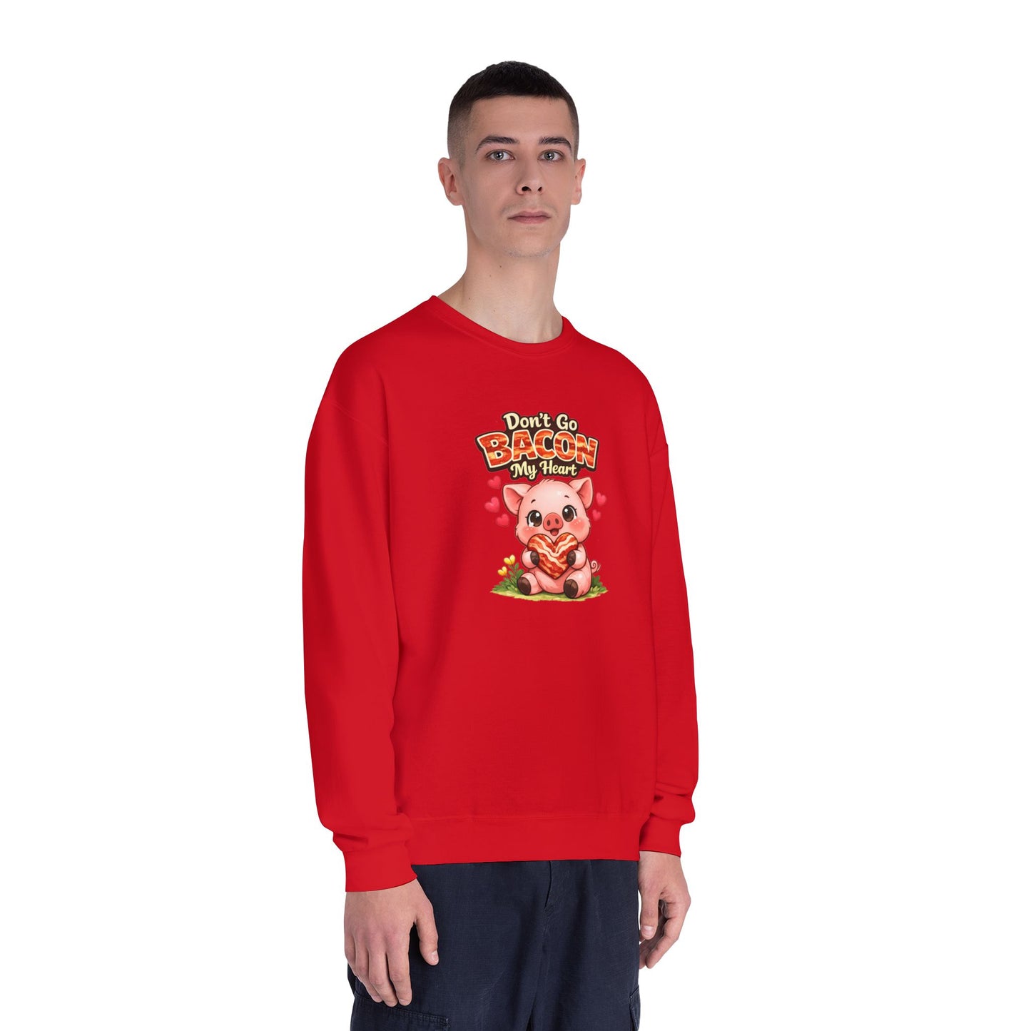 Unisex NuBlend® Crewneck Sweatshirt - Don't go Bacon My Heart