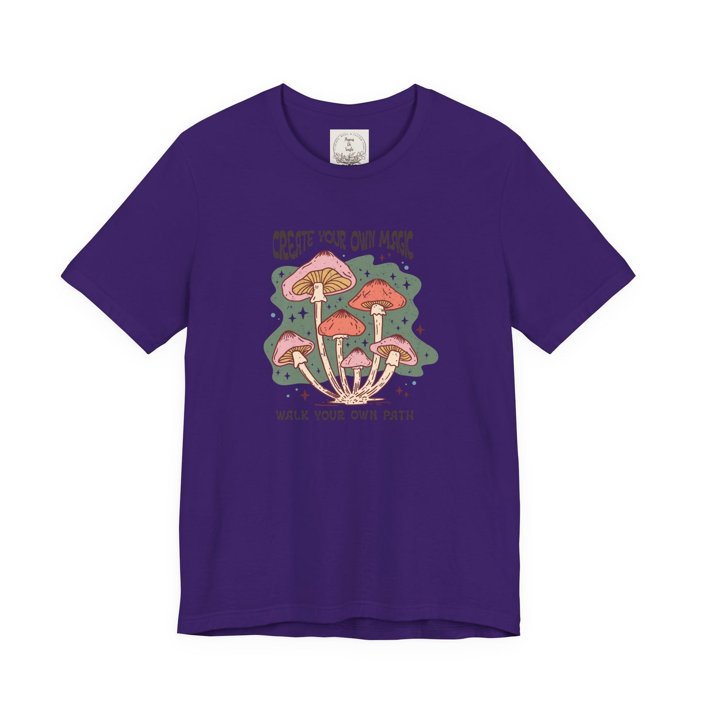 Create your own Magic walk your own path - Boho Retro - MamaDeSushi - Unisex Jersey Short Sleeve Tee